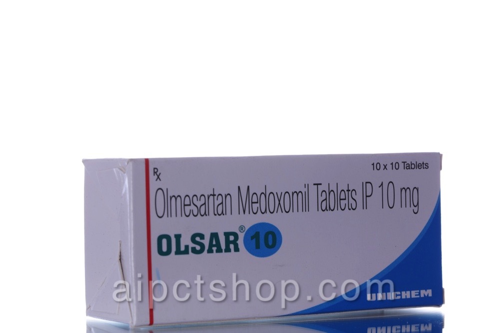 Buy Olsar (Olmesartan) 10 mg 100 tablets online