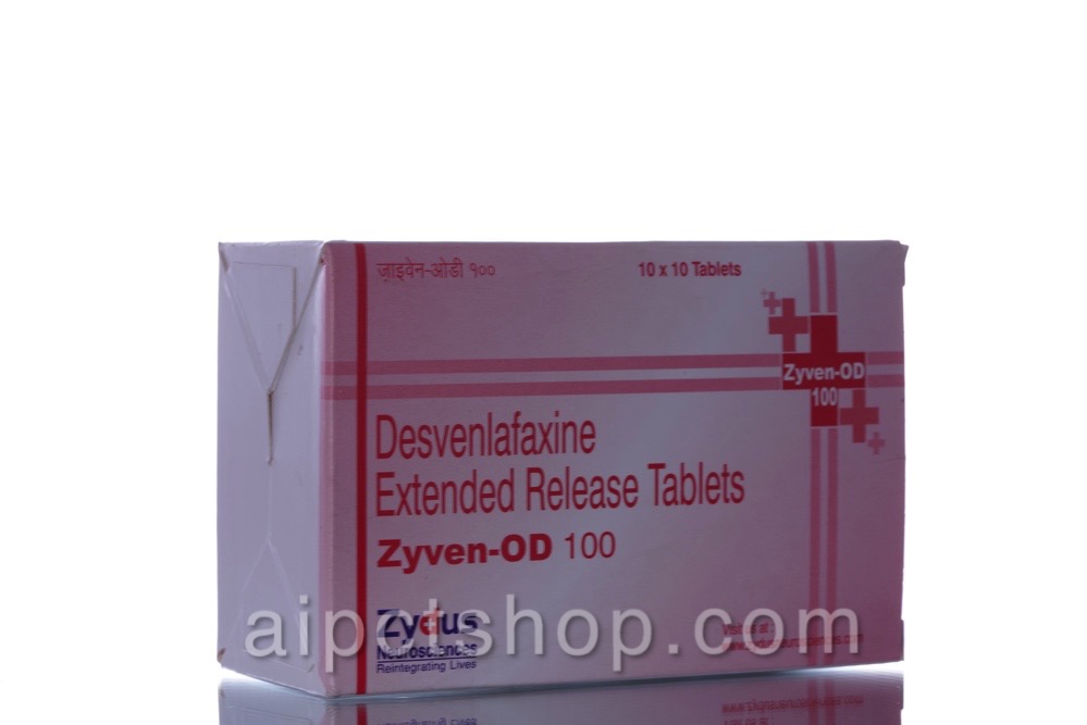 Buy Zyven OD (Desvenlafaxine) 100 mg 100 tablet online