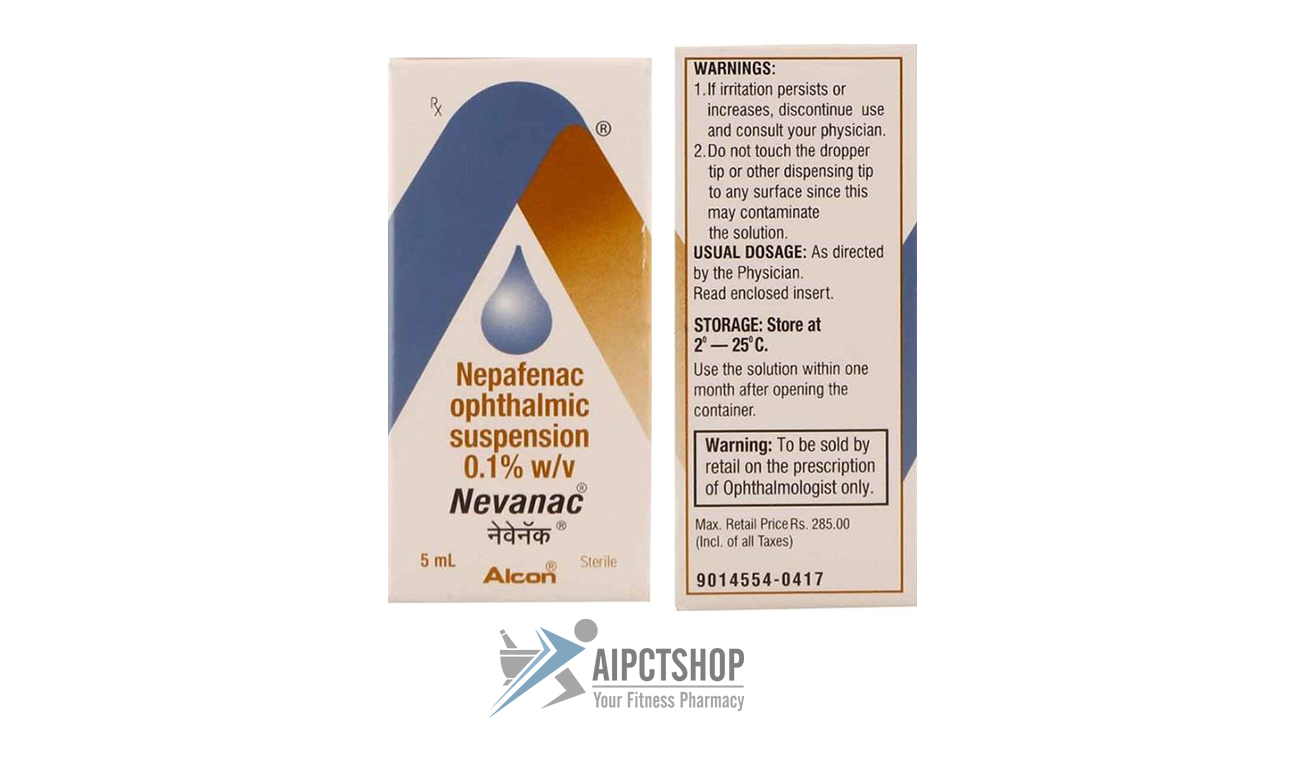 Buy Nevanac (Nepafenac) .1 5 ml eye drops online