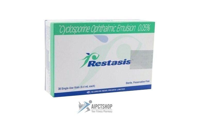 Buy Restasis (Cyclosporine) .05% Eye Drops online - aipctshop.com