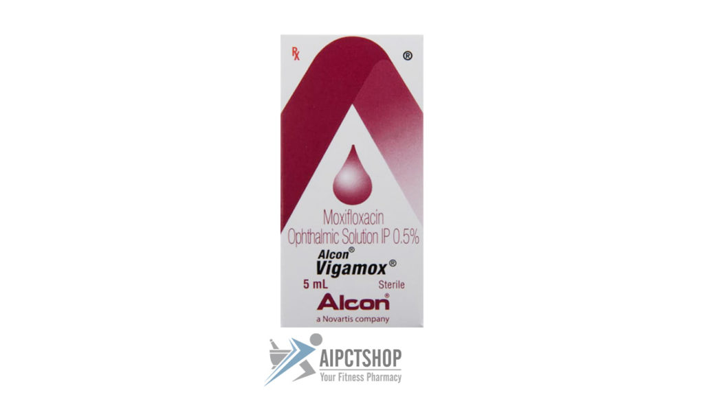 Buy 5 ml Vigamox (Moxifloxacin) .5% online - aipctshop.com