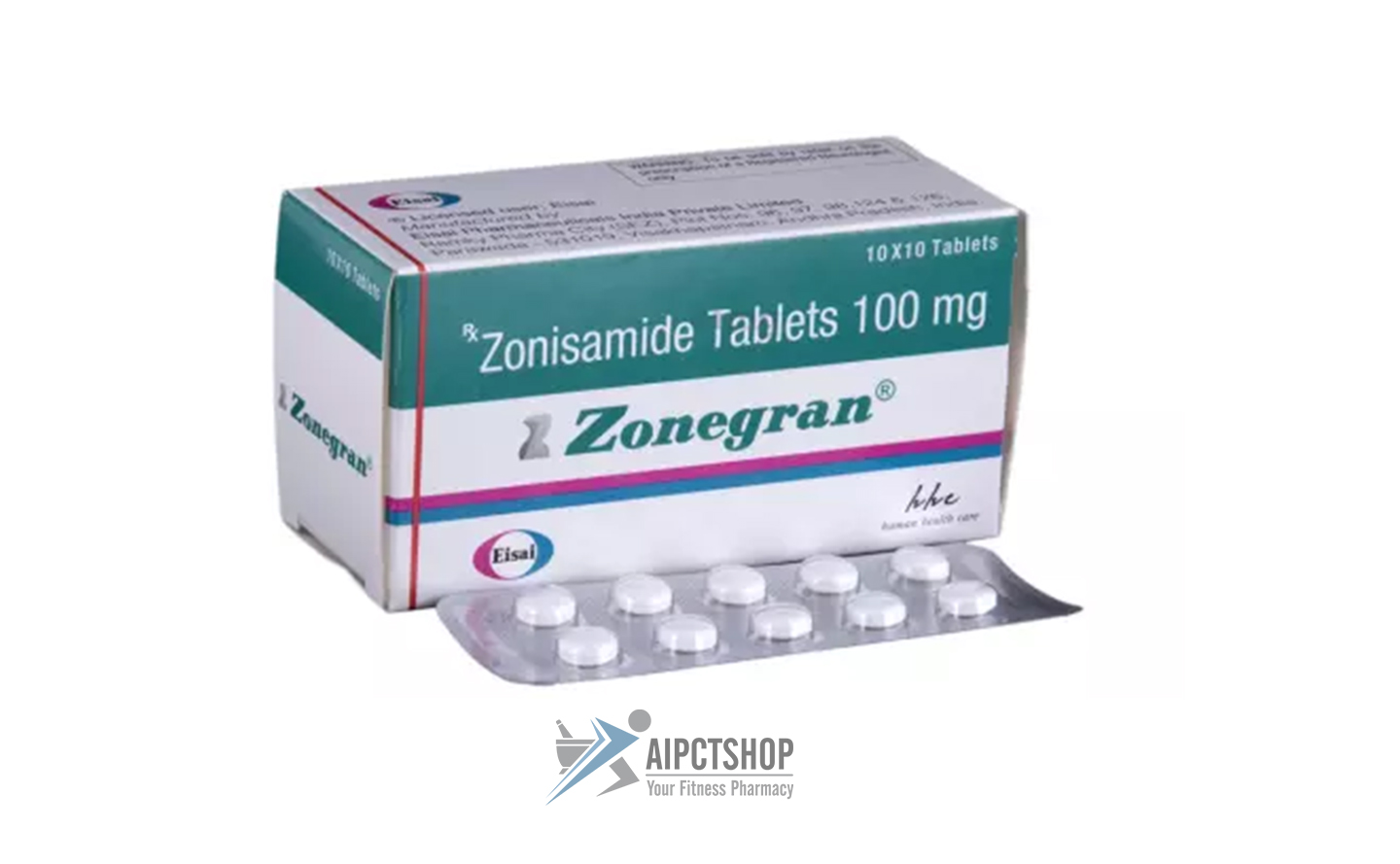 Buy Zonegran (Zonisamide) 100 mg 100 tablets online