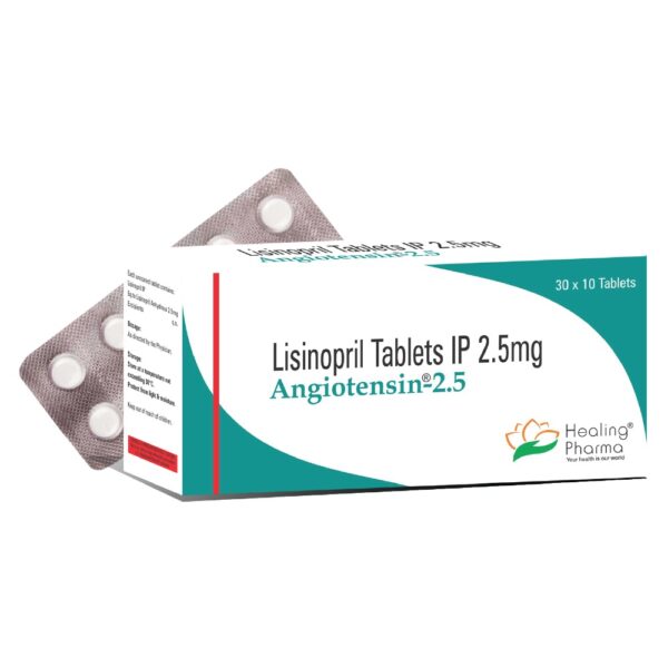 Lisinopril 2.5mg (Angiotensin 2.5) – 10 Tablets