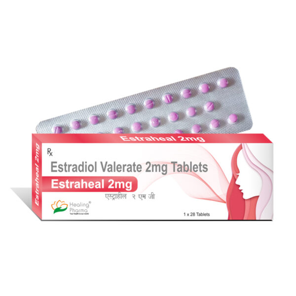 Estradiol Valerate 2 mg Tablet (Estraheal 2) - 28 Tablets