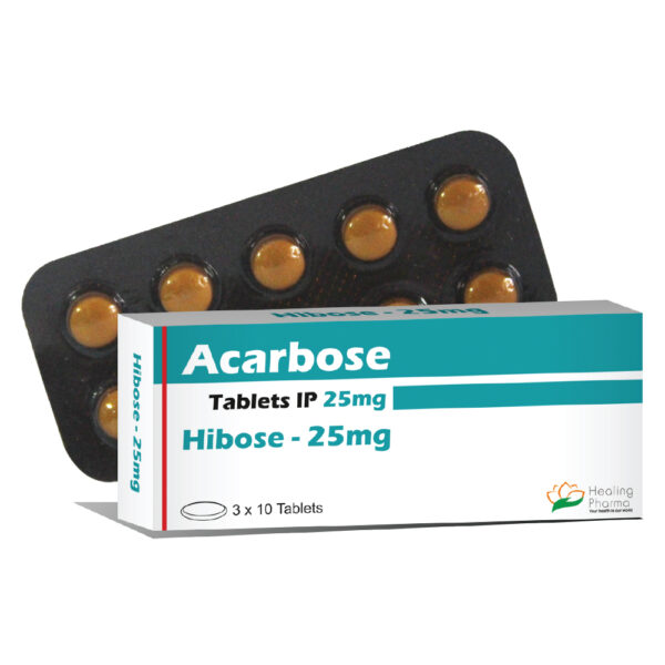 Acarbose 25mg (Hibose 25) – 10 tablets