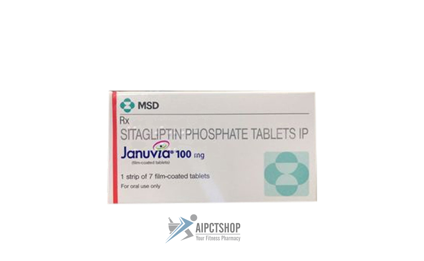 Buy Januvia (Sitagliptin) 100 mg 7 tablets online - aipctshop.com