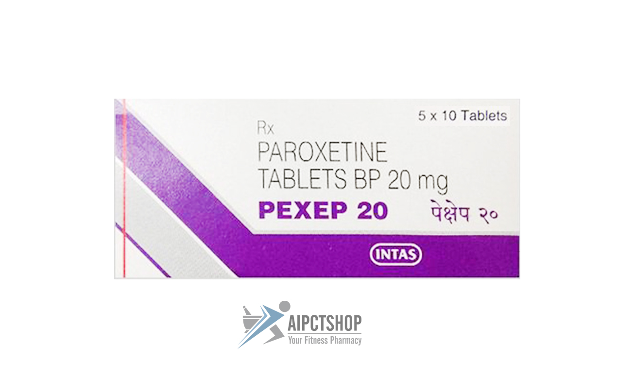 Buy Pexep (Paroxetine) 20 mg 50 tablets online - aipctshop.com