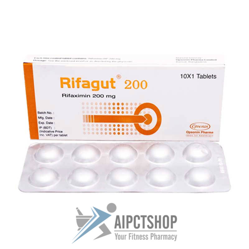 Buy Rifagat (Rifaximin) 200 mg 100 tablets online - aipctshop.com