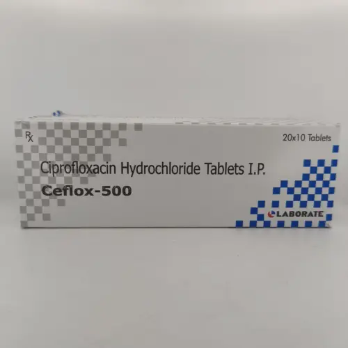 CEFLOX 500 MG - 10 TABLETS