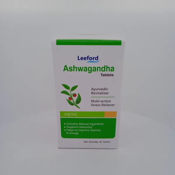 ASHWAGANDHA 500 MG - 1 BOTTLE OF 60 TABLETS