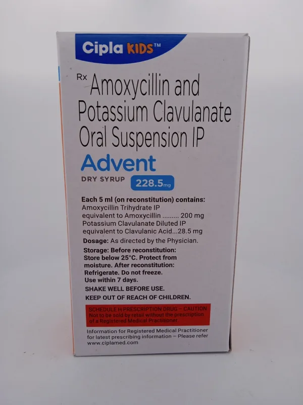 ADVENT DRY SYRUP 228.5 MG - 1 BOTTLE OF 3.3g/30ML - Image 4