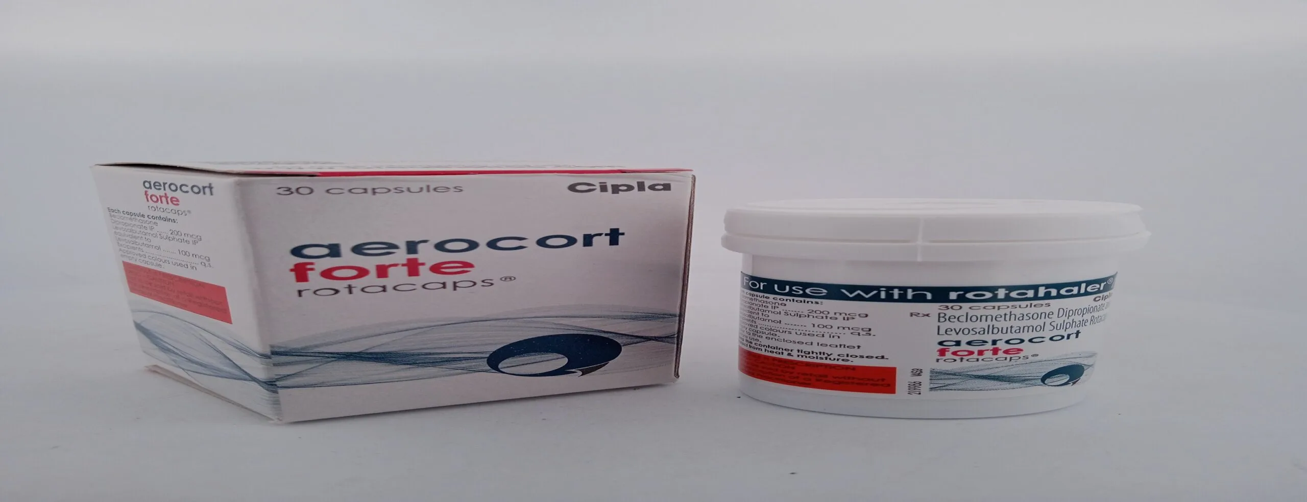 AEROCORT FORTE ROTACAPS - 1 BOTTLE OF 30 CAPSULE - Image 2
