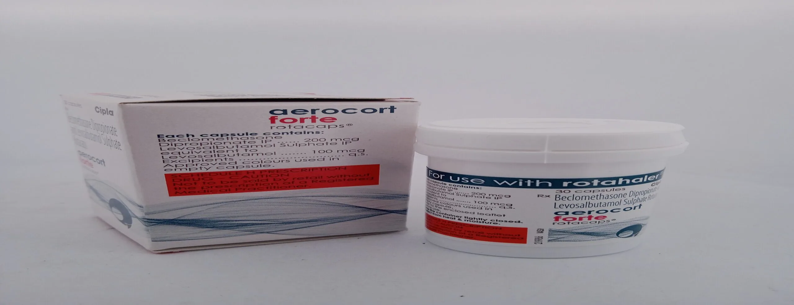 AEROCORT FORTE ROTACAPS - 1 BOTTLE OF 30 CAPSULE - Image 3