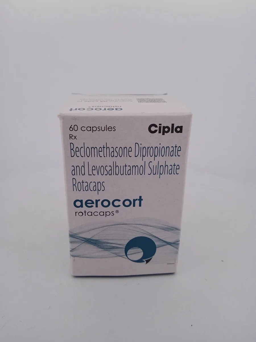 AEROCORT ROTACAPS - 1 BOTTLE OF 60 CAPSULE