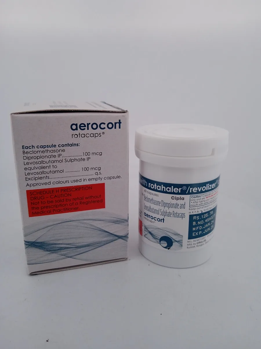 AEROCORT ROTACAPS - 1 BOTTLE OF 60 CAPSULE - Image 4