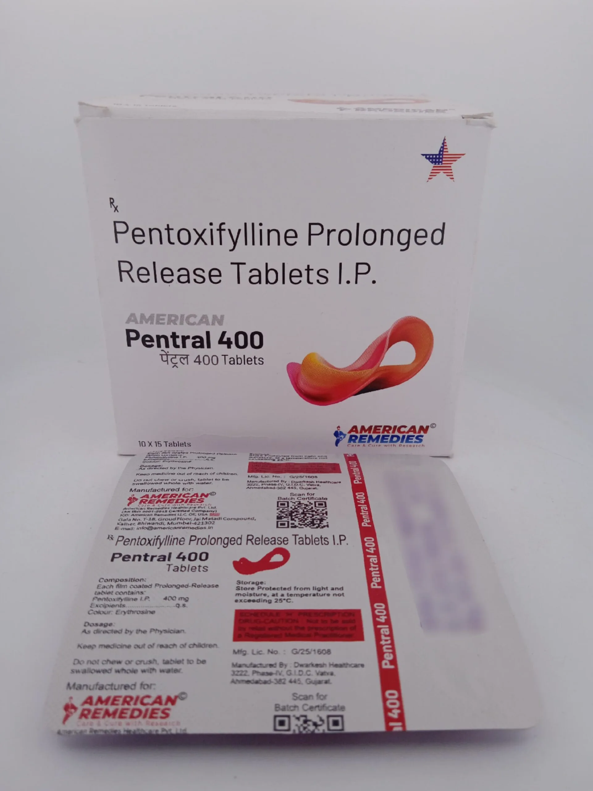 AMERICAN PENTRAL 400 - 15 TABLETS - Image 3