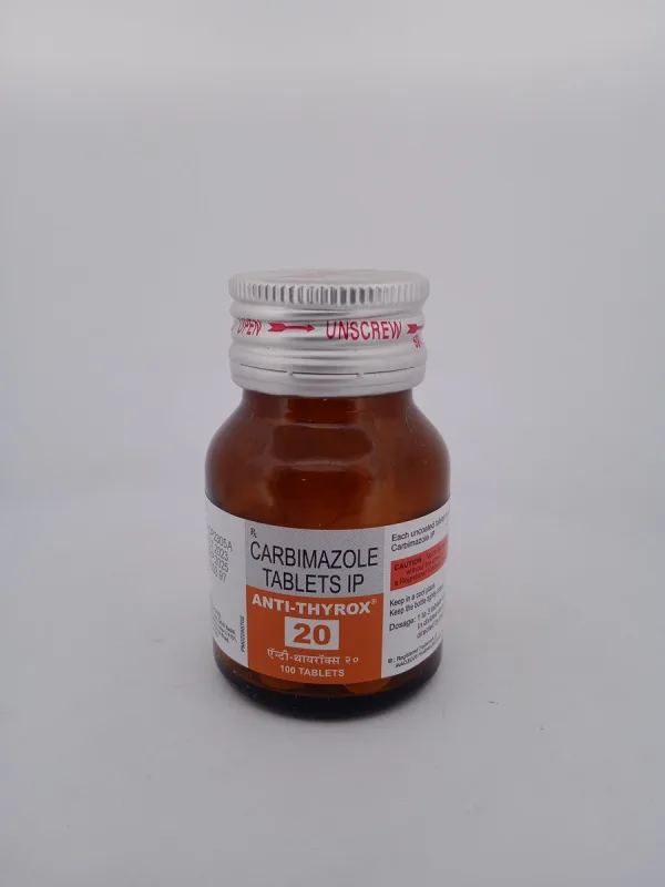 ANTI-THYROX 20 MG - 1 BOTTLE OF 100 TABLETS