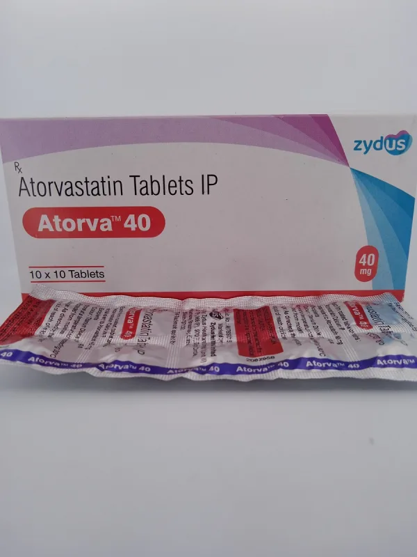 ATORVA 40 MG - 10 TABLETS - Image 2