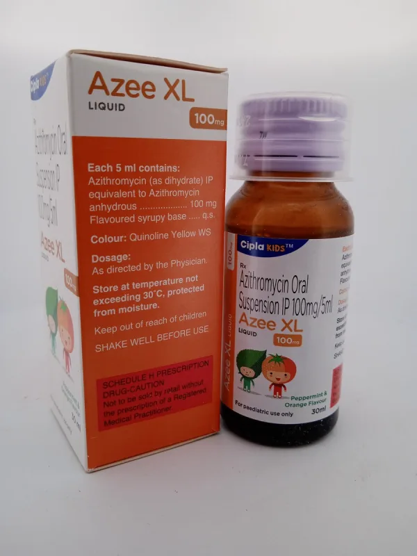 AZEE XL LIQUID 100 MG - 1 BOTTLE OF 30ML - Image 3