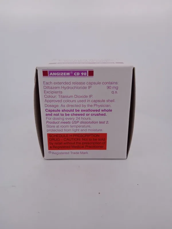 ANGIZEM CD 90 MG - 10 CAPSULES - Image 4