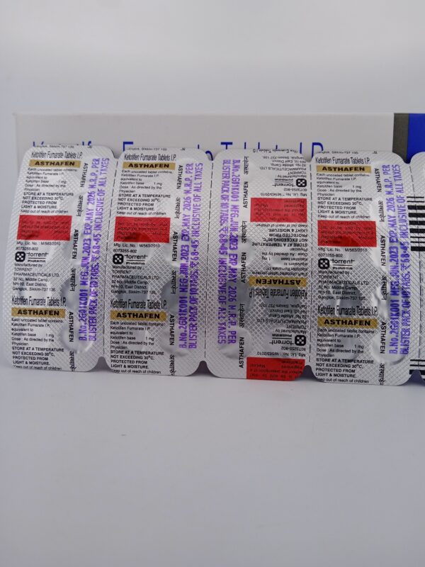ASTHAFEN 1 MG - 10 TABLETS - Image 3