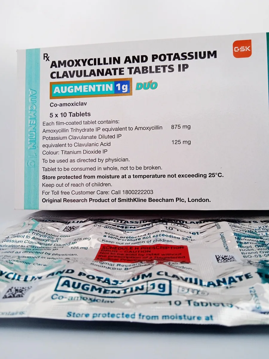 AUGMENTIN 1 G DUO - 10 TABLETS - Image 2