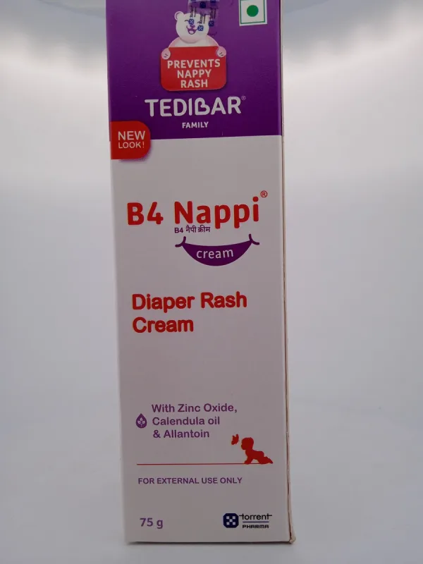 B4 NAPPI DIAPER RASH CREAM - 1 TUBE OF 75gm