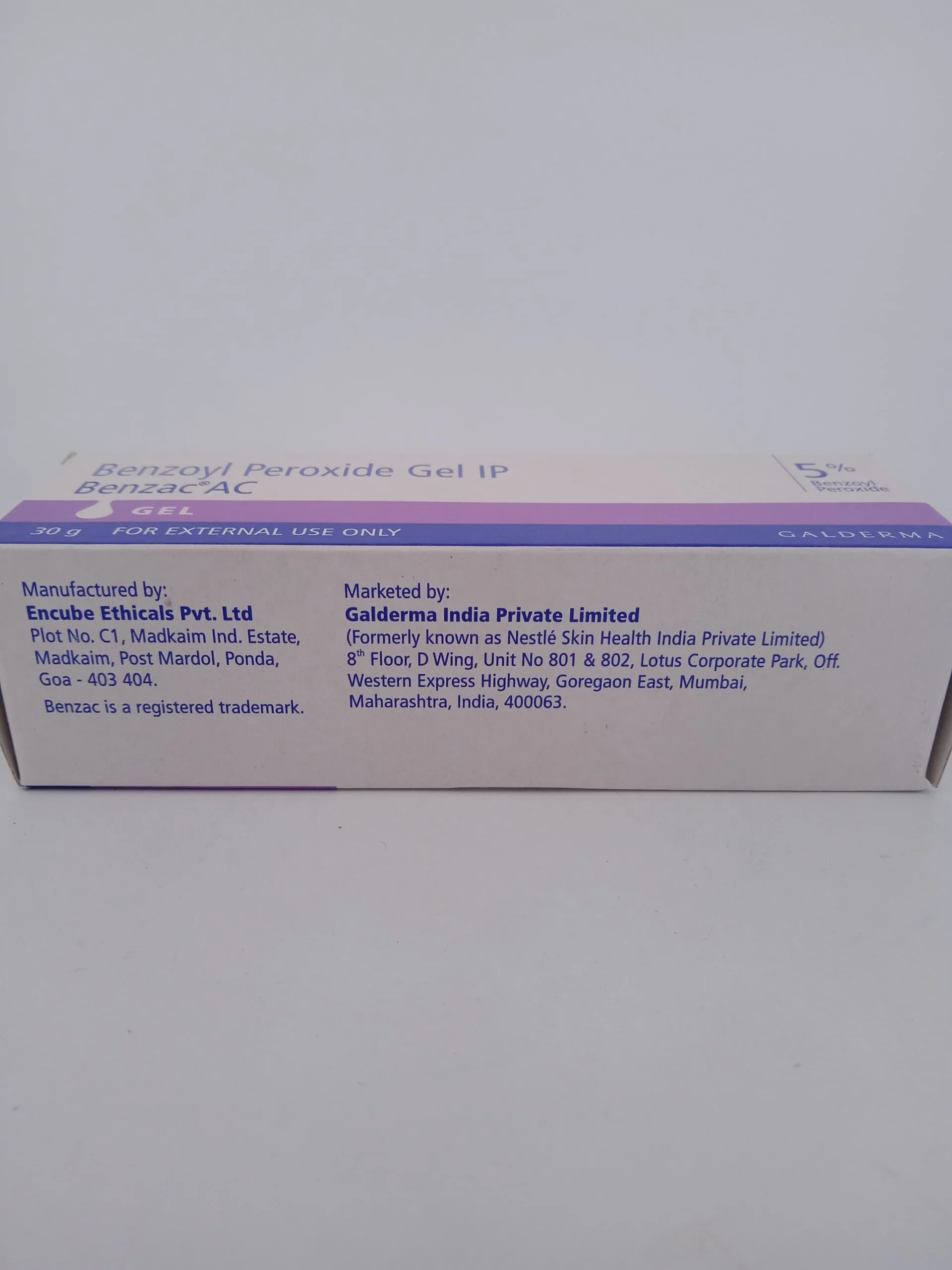 BENZAC AC 5% GEL - 1 TUBE OF 30gm - Image 4