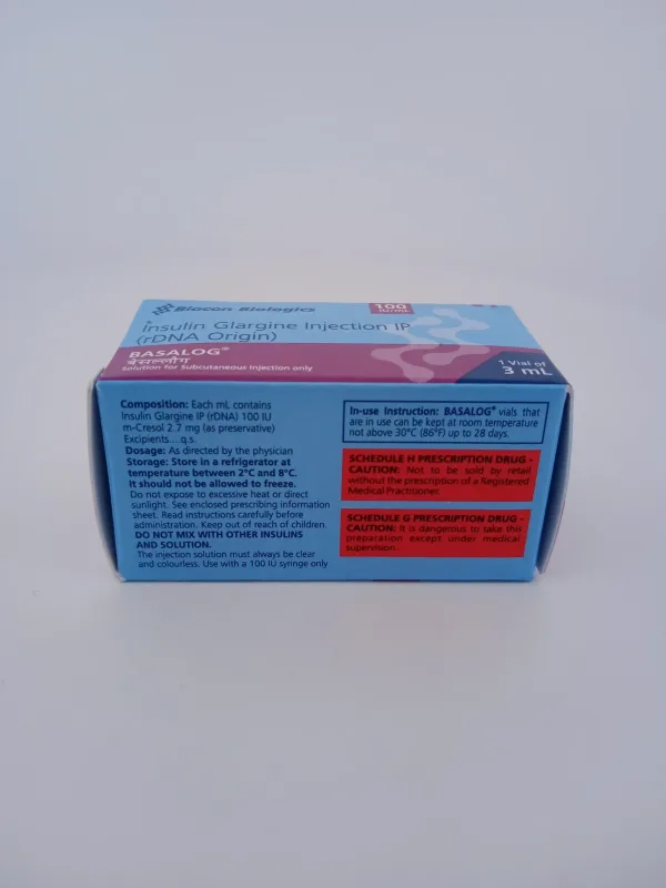 BASALOG INSULIN VIAL 100IU/ML - 1 VIAL OF 3ML - Image 4