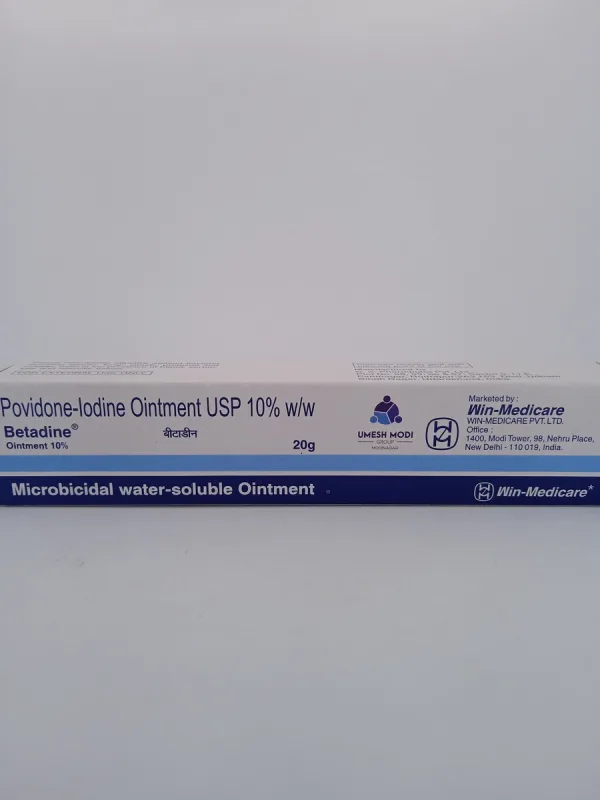 BETADINE 10% OINTMENT - 1 TUBE OF 20gm