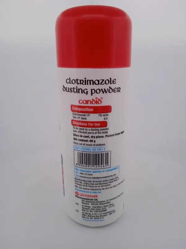 CANDID DUSTING POWDER - 1 BOTTLE OF 60g - Aipctshop CANDID DUSTING ...