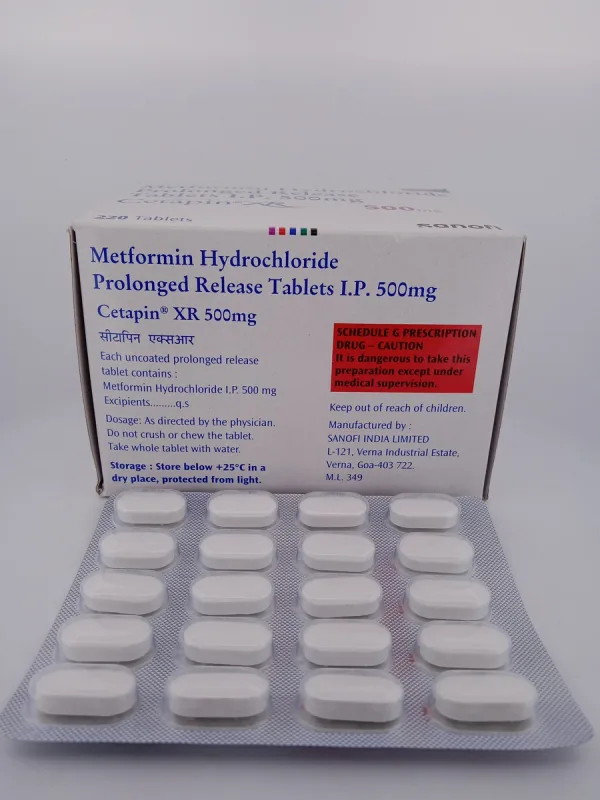 CETAPIN XR 500 MG - 20 TABLETS - Image 4