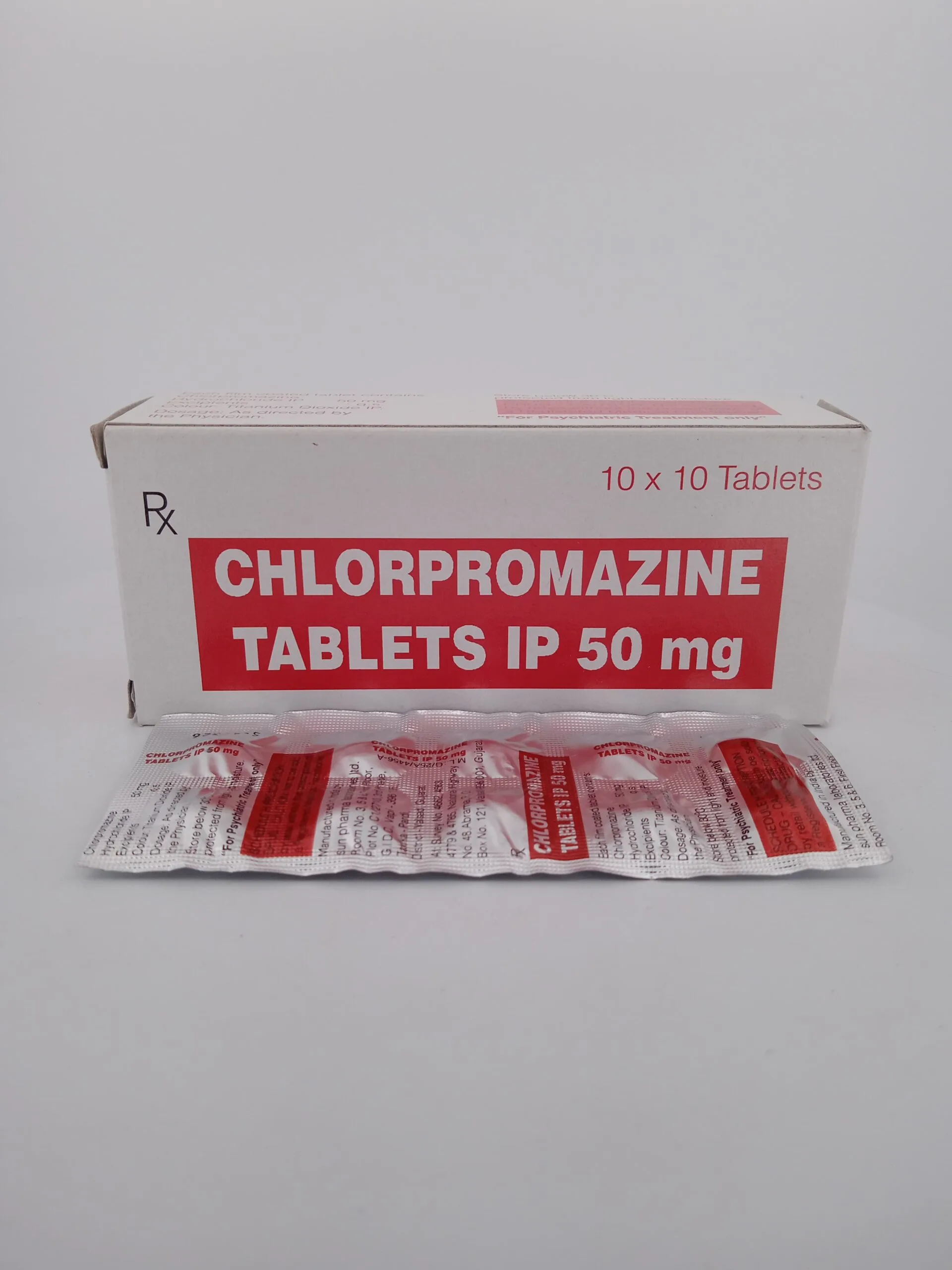 CHLORPROMAZINE 50 MG - 10 TABLETS - Image 2