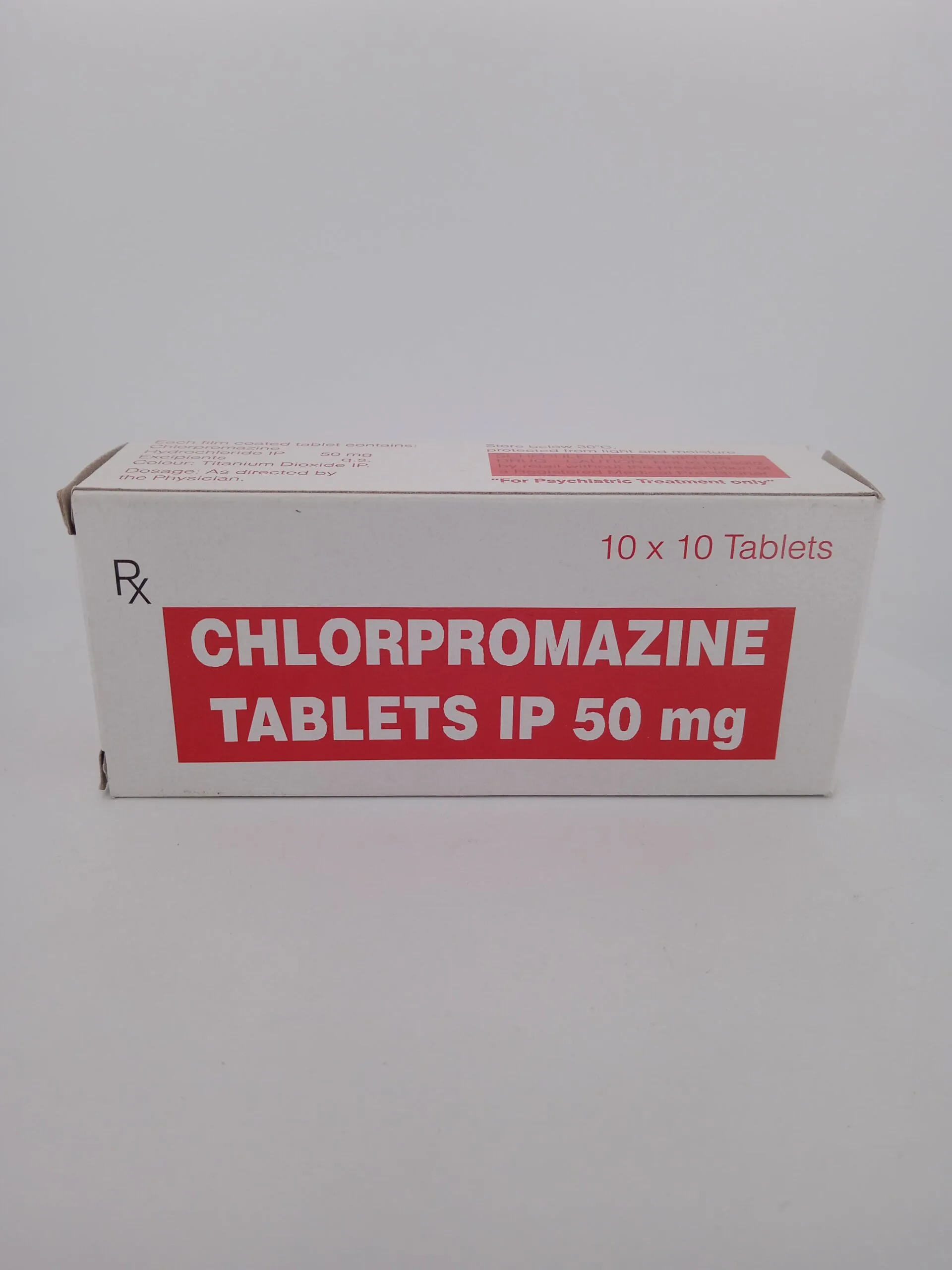 CHLORPROMAZINE 50 MG - 10 TABLETS