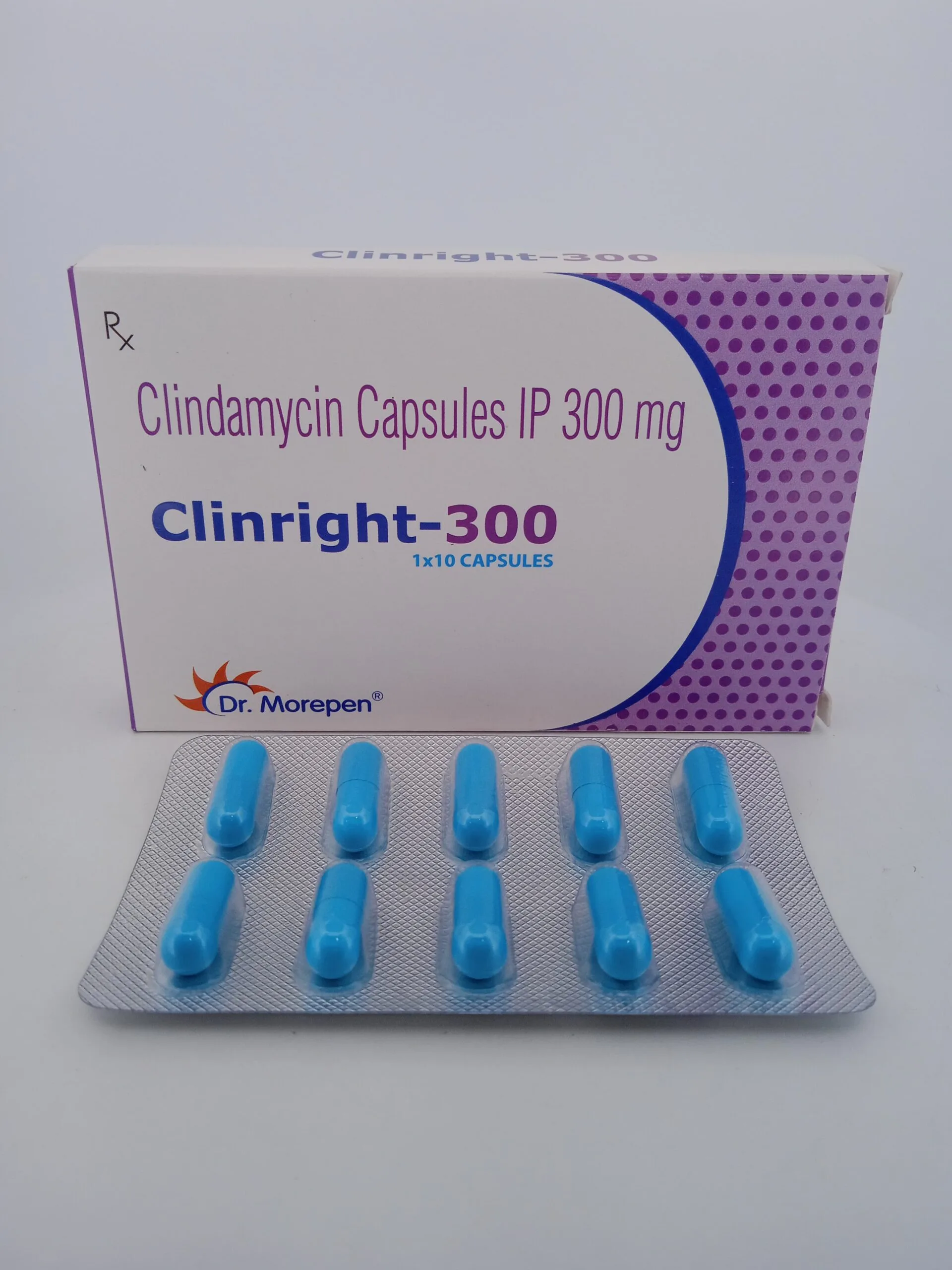 CLINRIGHT 300 MG - 10 CAPSULES