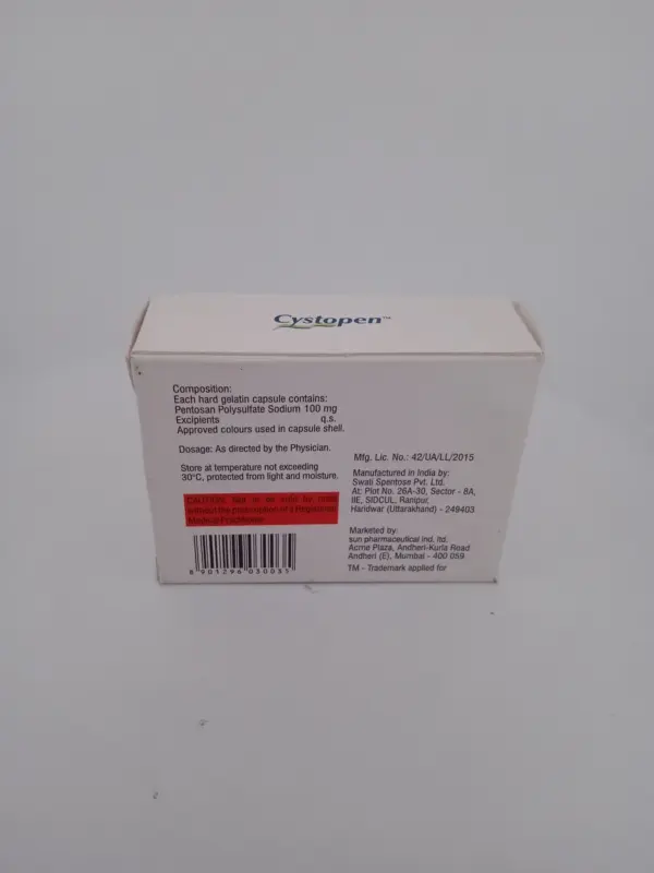 CYSTOPEN 100 MG - 10 CAPSULES - Aipctshop CYSTOPEN 100 MG: Relief for ...