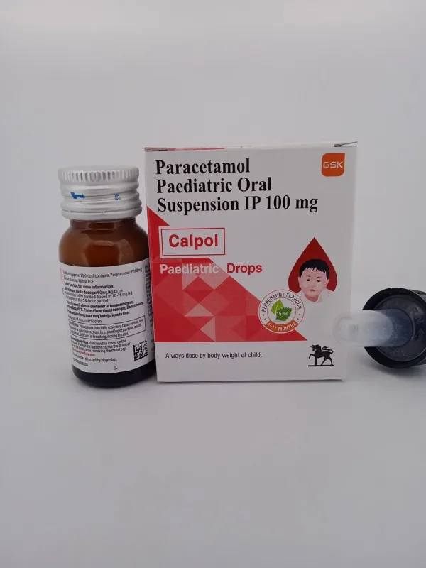 CALPOL PAEDIATRIC DROPS - 1 BOTTLE 15ML - Image 3