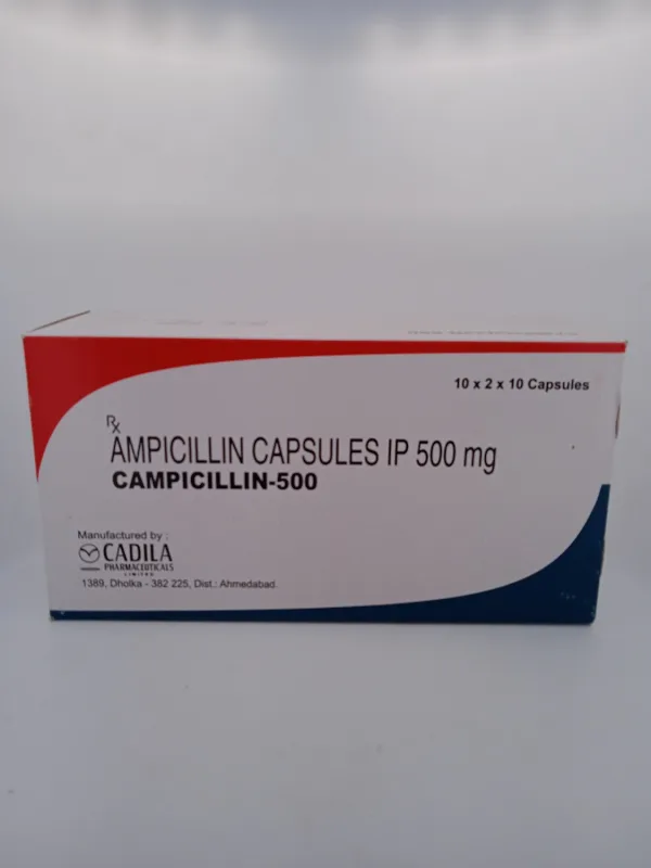 CAMPICILLIN 500 MG - 10 CAPSULES