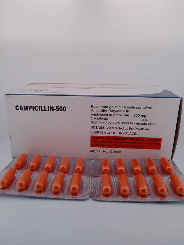 CAMPICILLIN 500 MG - 10 CAPSULES - Image 4