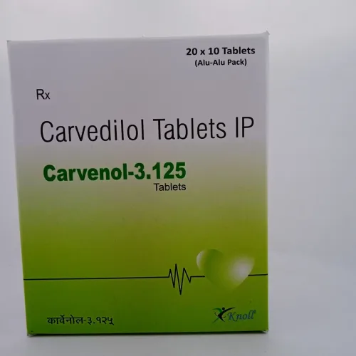 CARVENOL 3.125MG - 10 TABLET