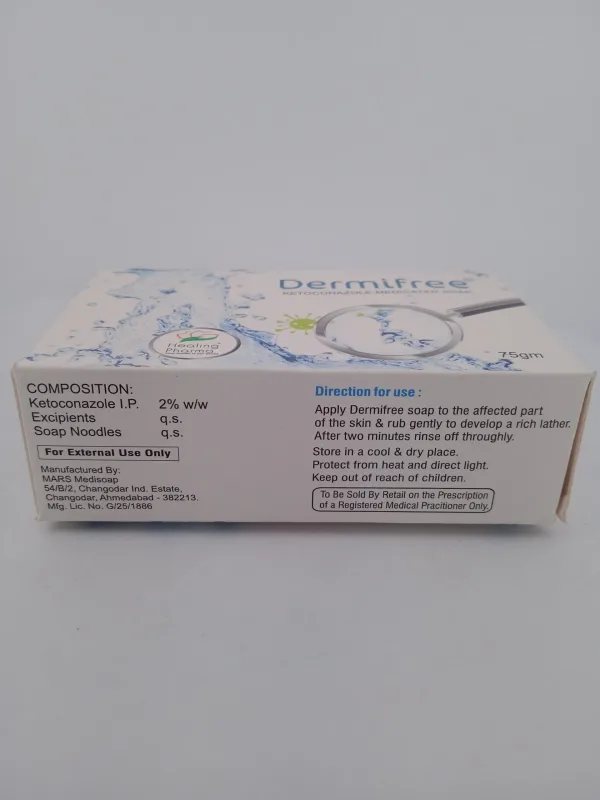DERMIFREE SOAP - 1 BAR OF 75GM - Image 3