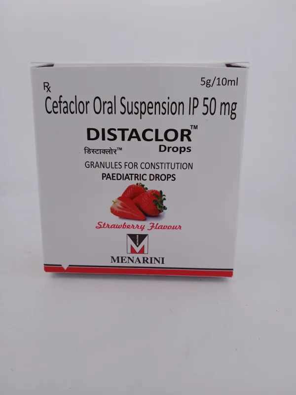 DISTACLOR DROPS 50 MG - 1 BOTTLE OF 5g/10ML
