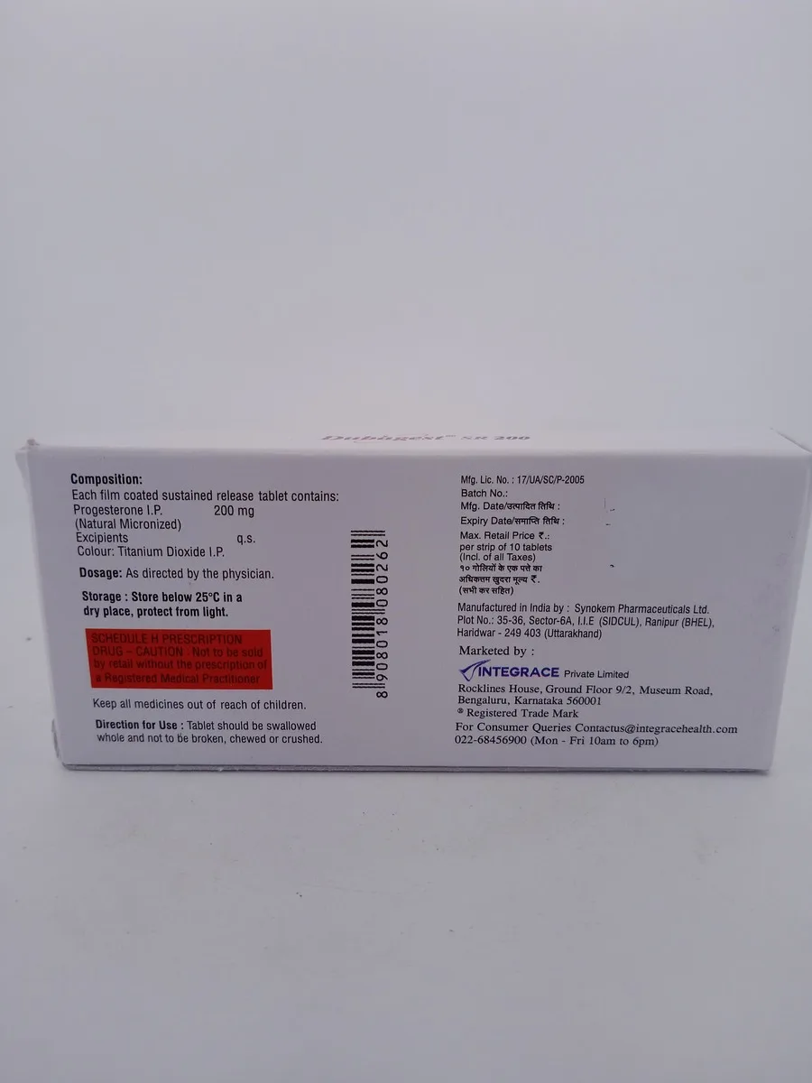 DUBAGEST SR 200 MG - 10 TABLETS - Image 4