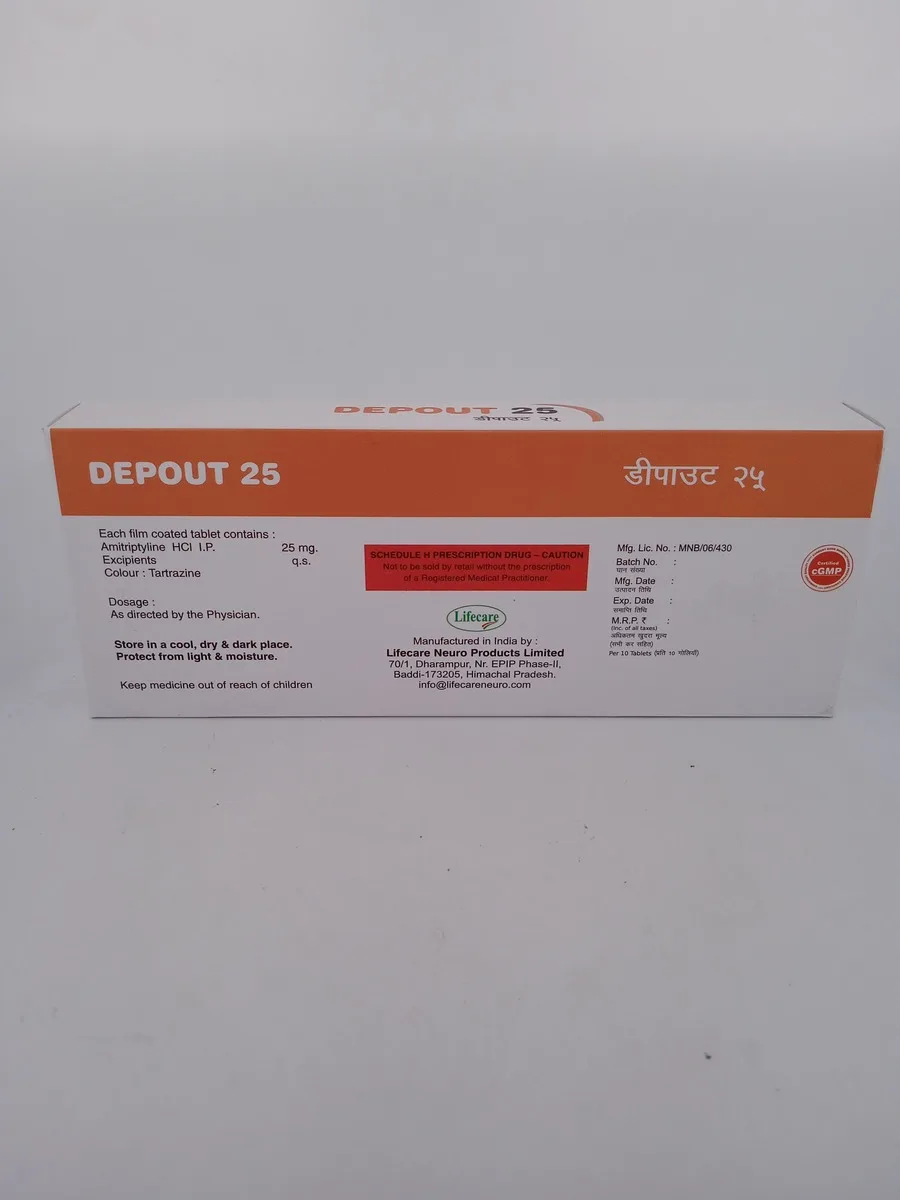DEPOUT 25 MG - 10 TABLET - Image 4