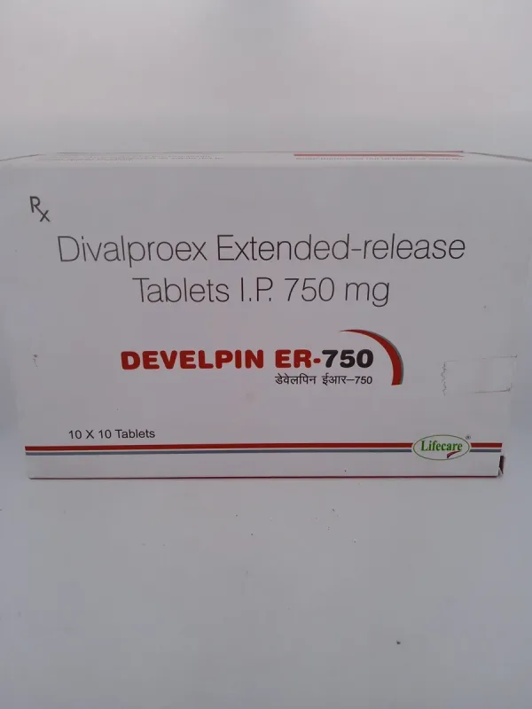 DEVELPIN ER 750 MG - 10 TABLETS