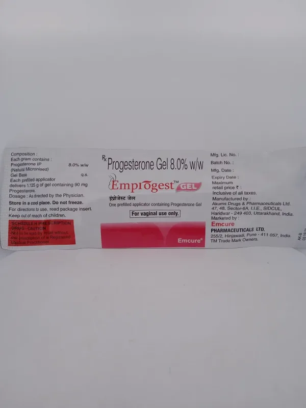 EMPROGEST GEL 8% - 1 PACK