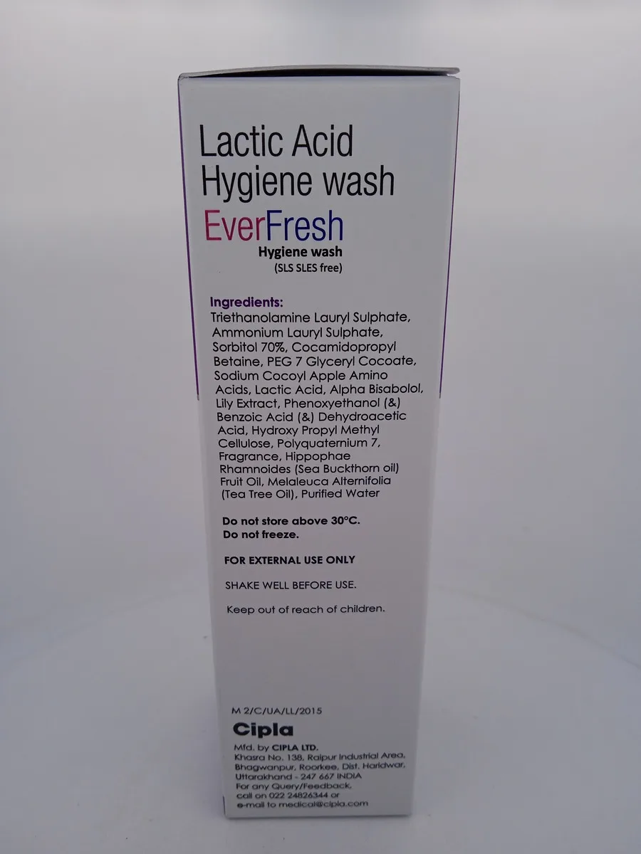 EVERFRESH (HYGIENE WASH) - 1 BOTTLE OF 100ML - Image 2