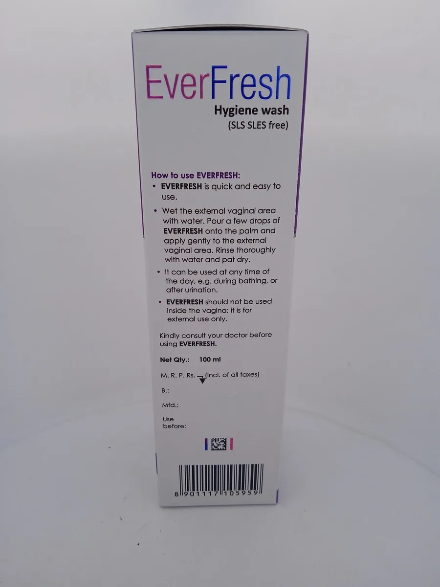 EVERFRESH (HYGIENE WASH) - 1 BOTTLE OF 100ML - Image 4