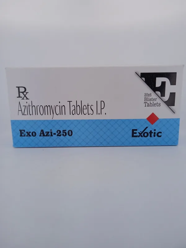 EXO AZI 250 MG - 6 TABLET