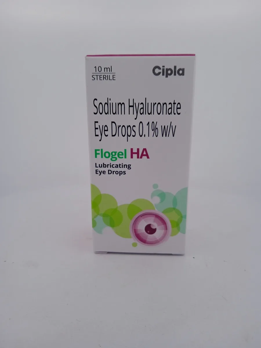FLOGEL HA EYE DROPS - 1 BOTTLE OF 10ML